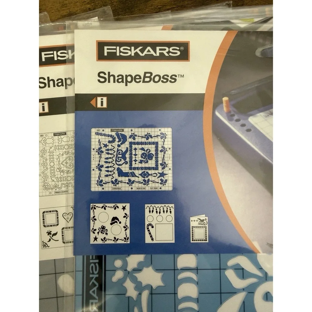 Lot of 11 Fiskars‎ Shapeboss Templates Stencil Set Scrapbooking Papercrafts